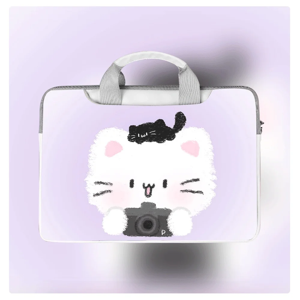 

Cartoon Animal Print Laptop Bag Laptop Case for Macbook Case 13 12 13.3 14 15.6 16 Inch Macbook Air Asus Huawei Storage Bag Gift