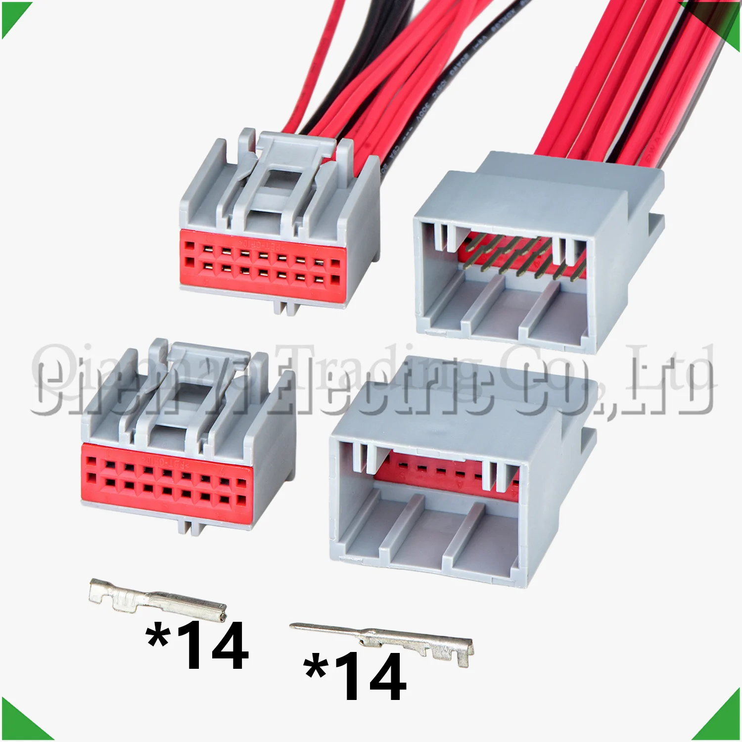 14 Pin Automotive Connectors C4348B 30700-1147 30968-1140 For Car Power amplifier DSP Wire harness Plug