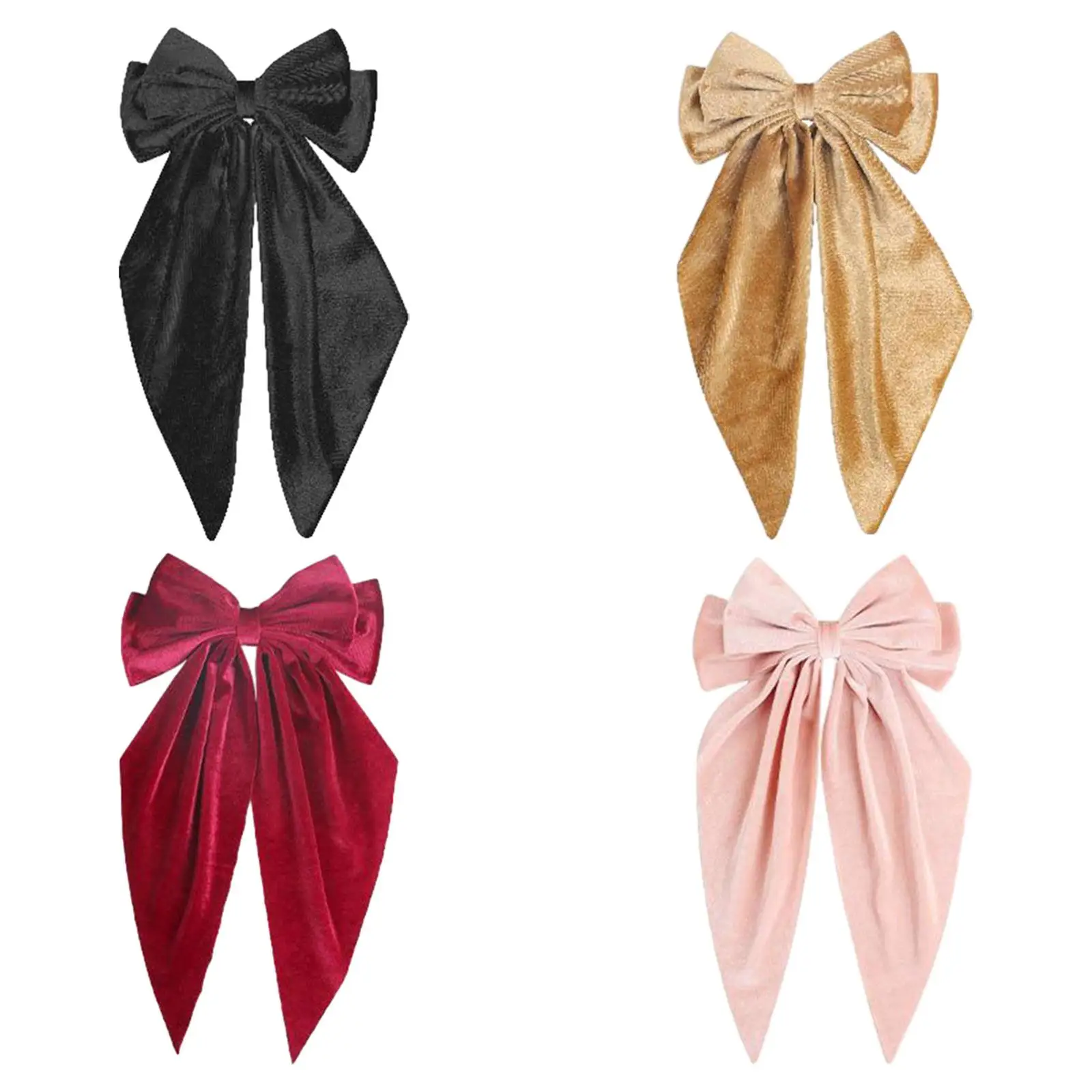 Bowknot Hair Clip Decorative for Women Girls Bow Top Clip Hairpin Hair Barrette for Anniversary Wedding Party Ceremony Bride