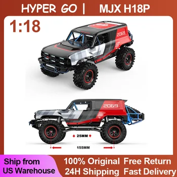 Hyper Go MJX H18P 1/18 Samochód RC zdalnie sterowany, bezszczotkowy, z napędem na cztery koła, terenowy samochód wspinaczkowy, zabawka dla dorosłych.