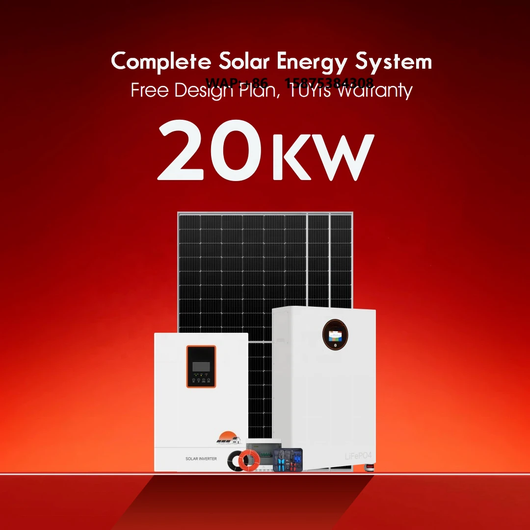 On Grid and Off Grid Hybrid Solar System Solar Panels With Battery and Inverter Complete Kit Solar Energy System