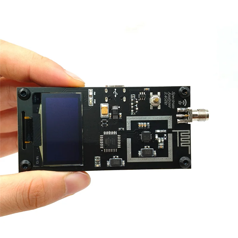 

ABLJ Battery Powered Mini Frequency Analyser Spectrum Analyzer 2.4G Type B With Built-In Antenna Accessory Tool