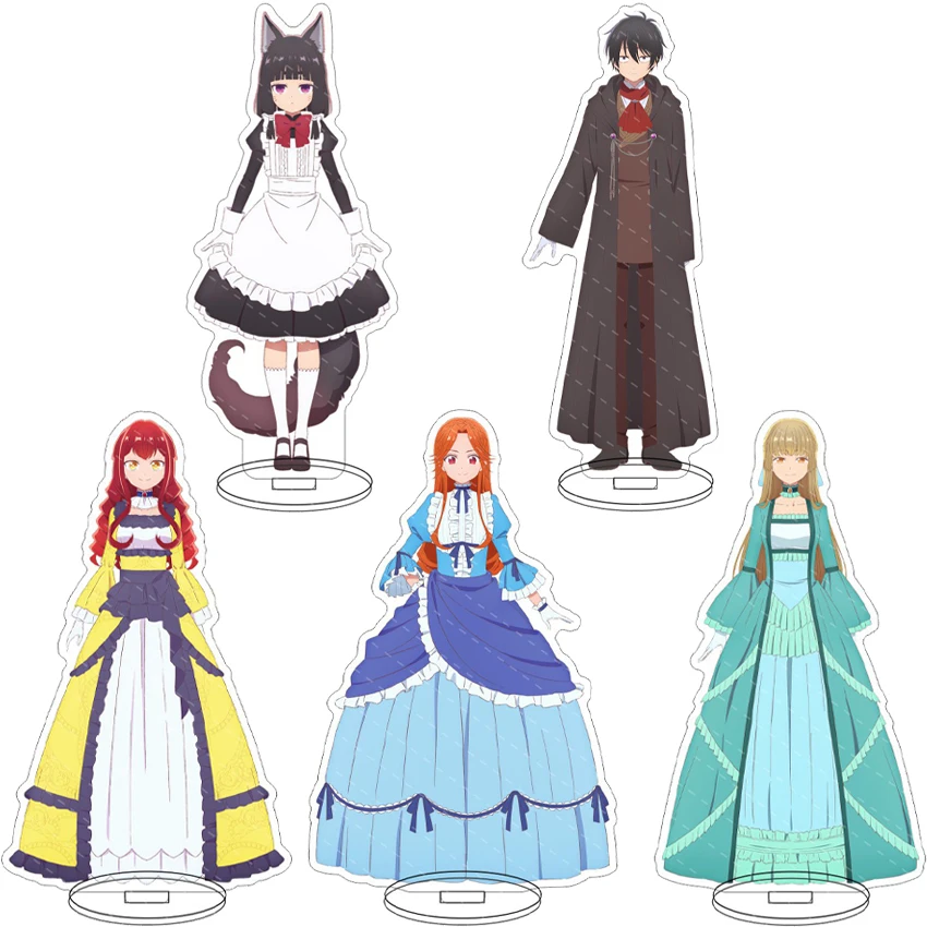 Figurine Anime 16CM : Enregistrements d'Observation de Ma Fiancée Cecil Gro Alphasta Patiria If Noches Shirley ‌   Ornements en acrylique pour stand de présentation