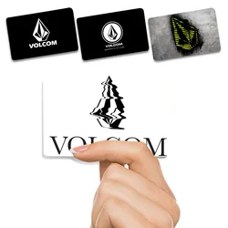V-Volcom LOGO Anime Spend Or Save Funny Shell On Off Ultra Thin No Fade Sticker Skin Cover Film For Debit Credit Card