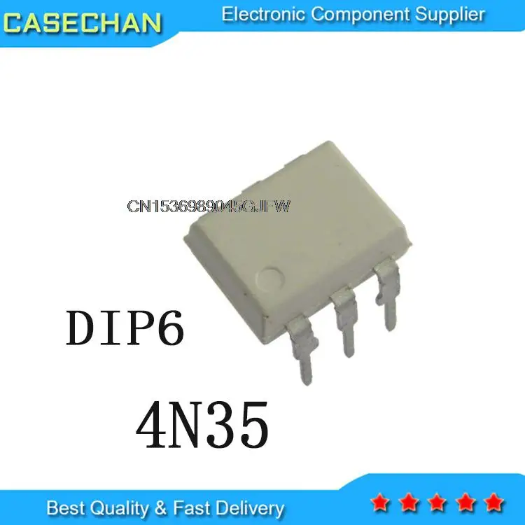 10PCS New and Original DIP6 DIP photoelectr coupler  4N35