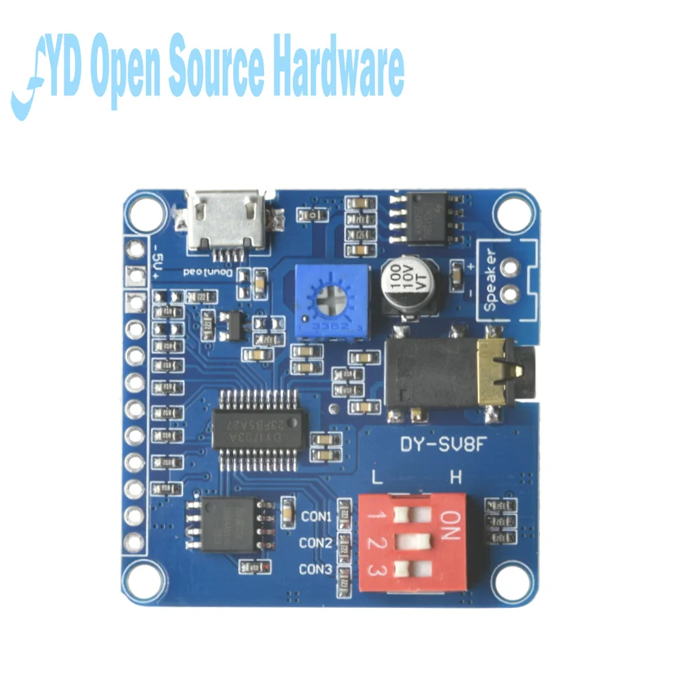 Voice Playback Module MP3 Music Player UART I/O Trigger Amplifier Board DY-SV17F DY-SV5W DY-SV8F DY-HV20T DY-HV8F For Arduino