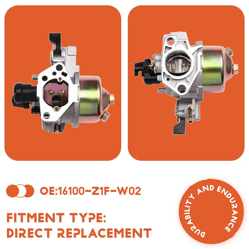 

A27F-Carburetor For Honda GXV340 GXV330 GXV390 16100-Z1F-W02 Carb Kit Garden Tools Parts Lawn Mower Accessories