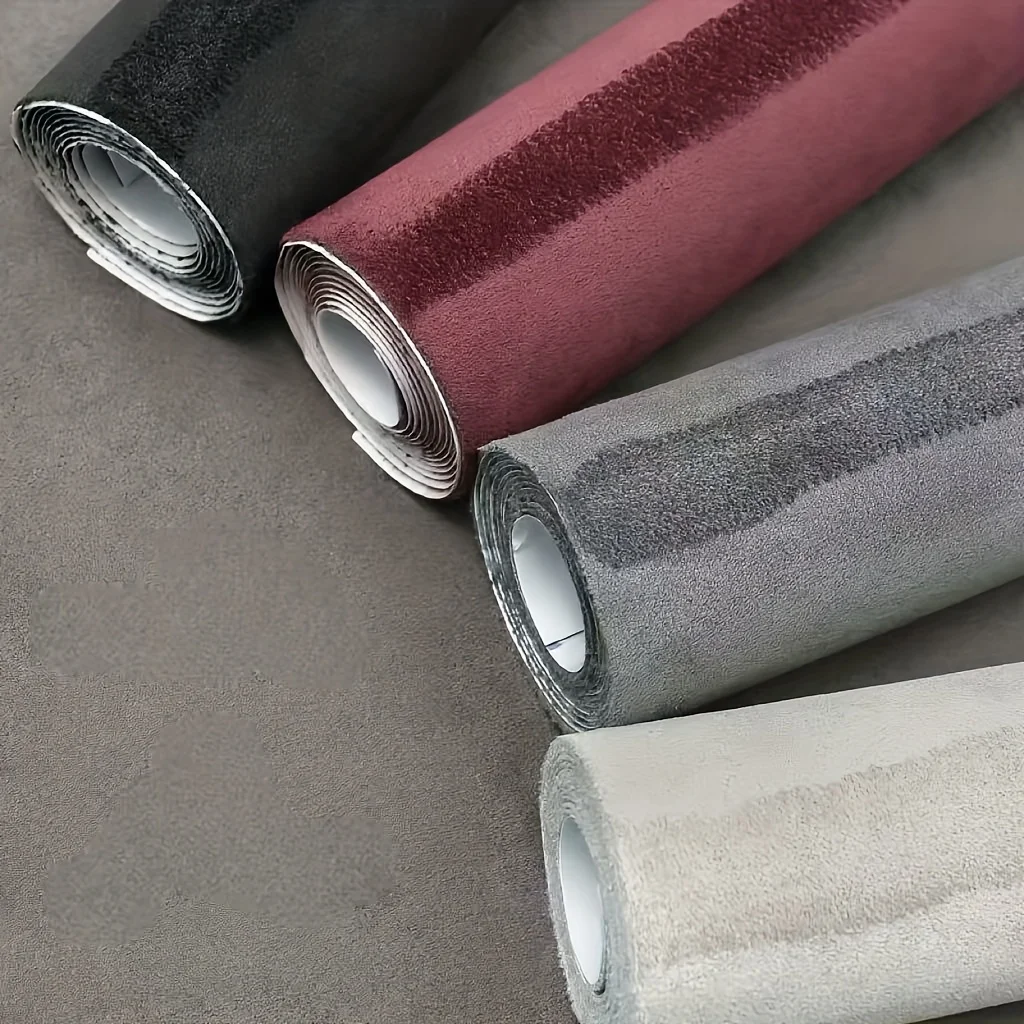 Self-Adhesive Suede Fabric 100g, Luxury Material with Strong Adhesive Backing, Suitable for Car Modification, Sofa Repair, and Handmade Self-Adhesive Patching, Available in Multiple Specifications