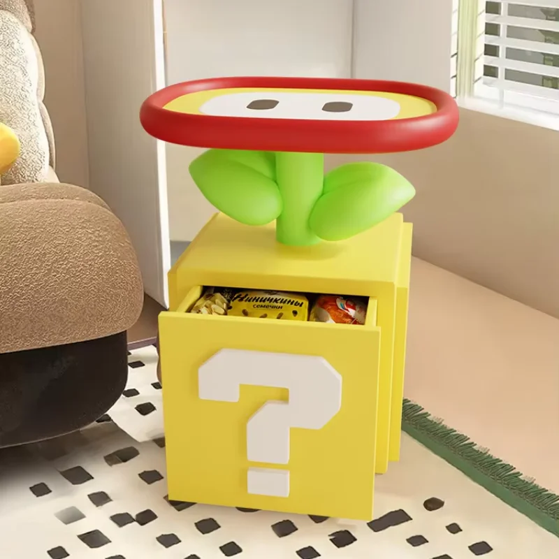 

Children's Creative Sofa Side Table, Cartoon Home Bedroom Bedside Table, Simple Storage Rack, Living Room Coffee Table