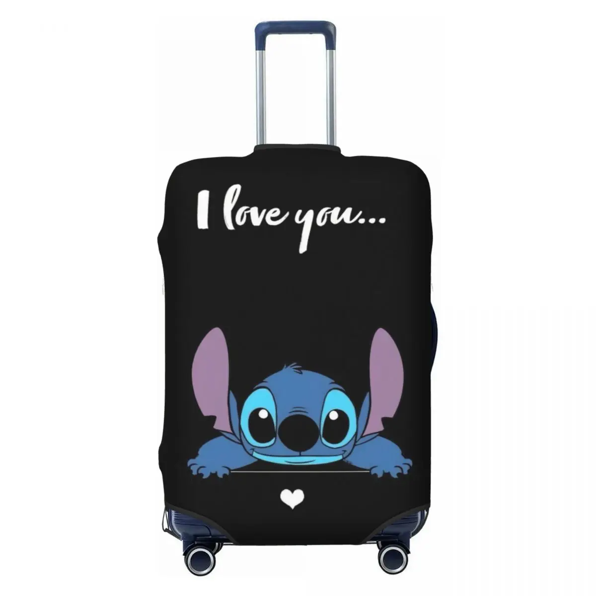 

Custom Cartoon Monster Stitch Luggage Cover Cute Suitcase Protector Covers Suit For 18-32 inch