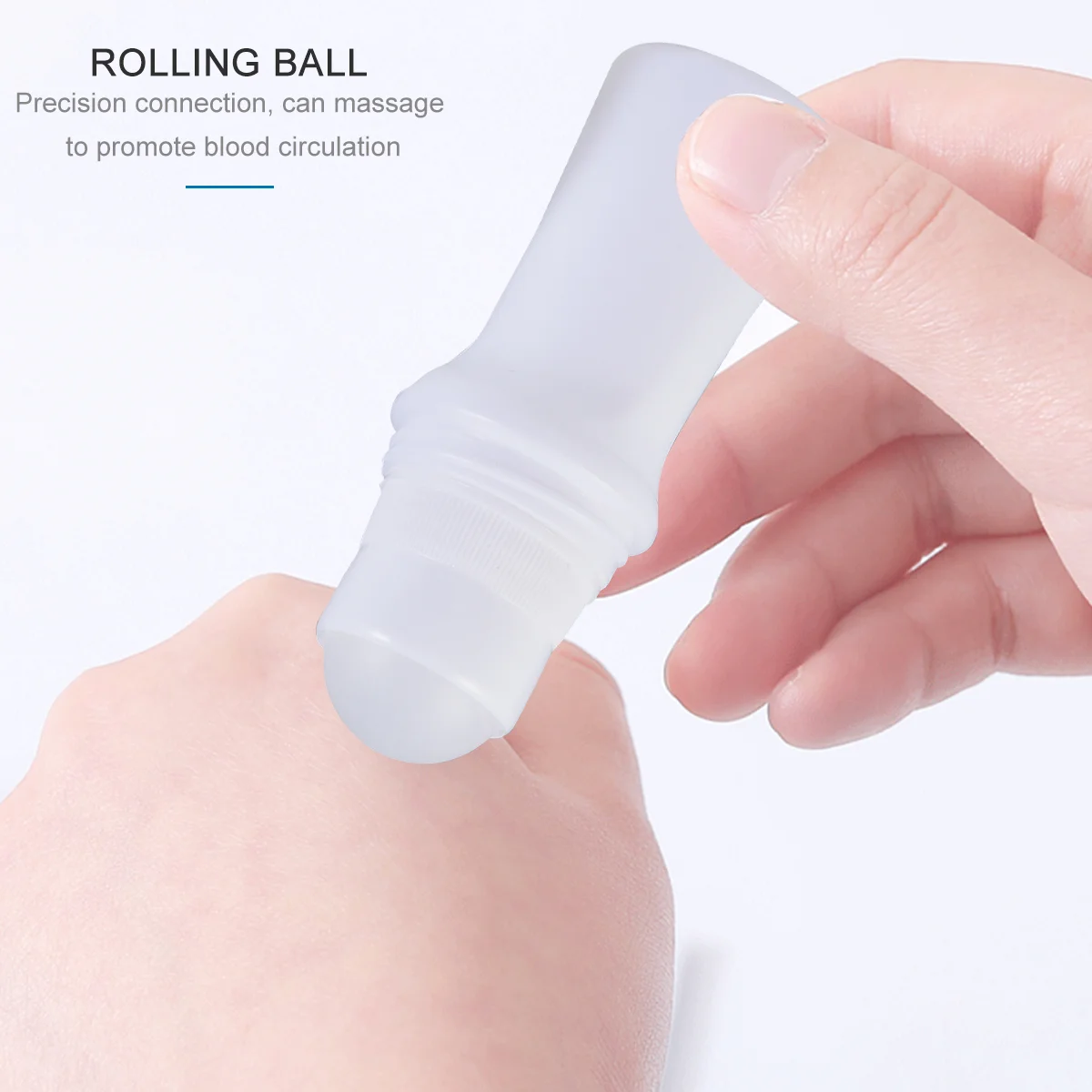 10 Pcs Roller Bottle Essential Oil Containers Roll-on Bottles Lotion Empty Plastic Outdoor Sports Portable