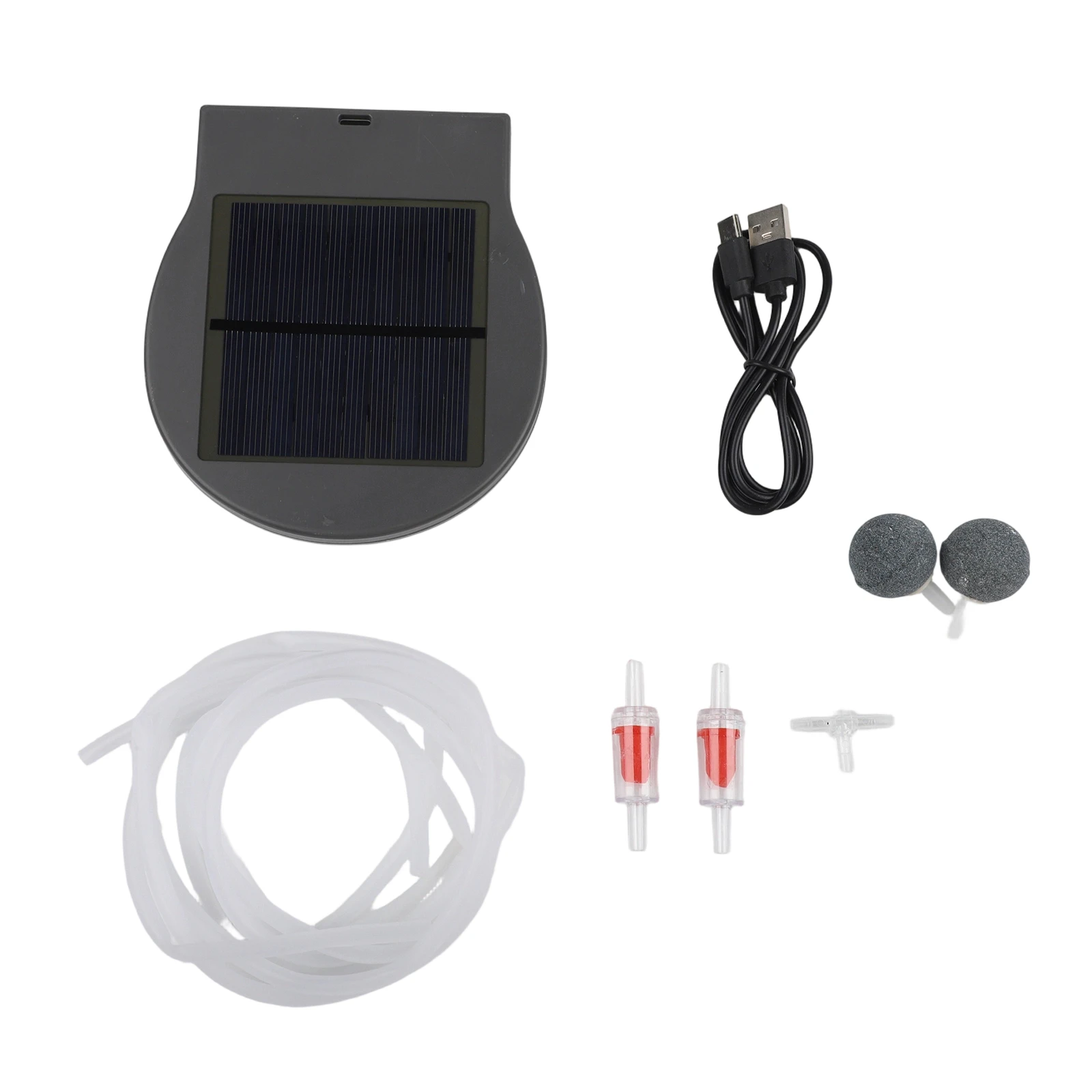 Solar Powered For Pond Oxygen Pump with Rechargeable Battery and Multi Mode Aerator Suitable for Fish Transport and Aquarium