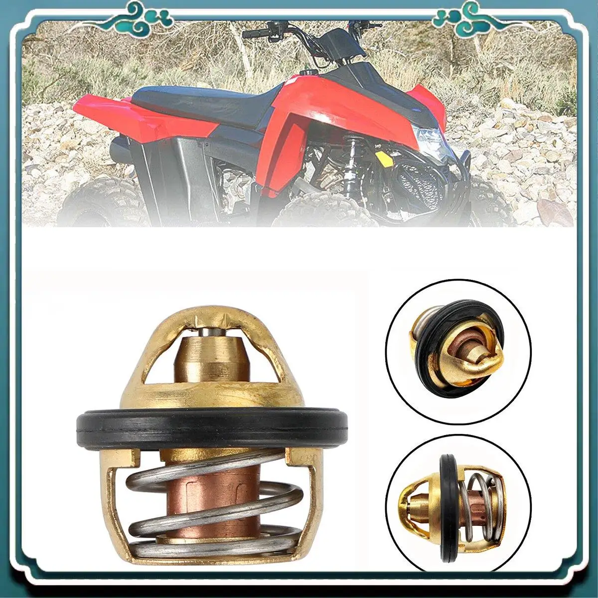 

ABTU-1 шт. 3084940 3090049 термостат охлаждающей жидкости двигателя для Polaris для SPORTSMAN 500 96-13 Ranger Ranger ATV