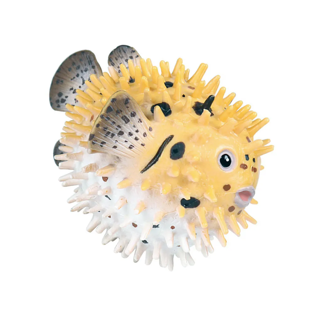 

1Pcs Ocean Animal Porcupine Fish Simulation Desktop Decoration Educational Creative Marine Organism Ocean Animal-Shaped Model