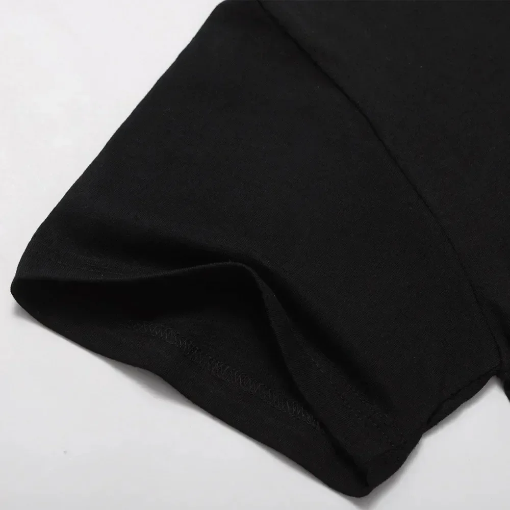 2024 Summer 100% Cotton Black Depeche Maniche Lunghe Spirit Mode T Shirt Men Short Sleeves Cool Tee Hop Streetwear T-shirt