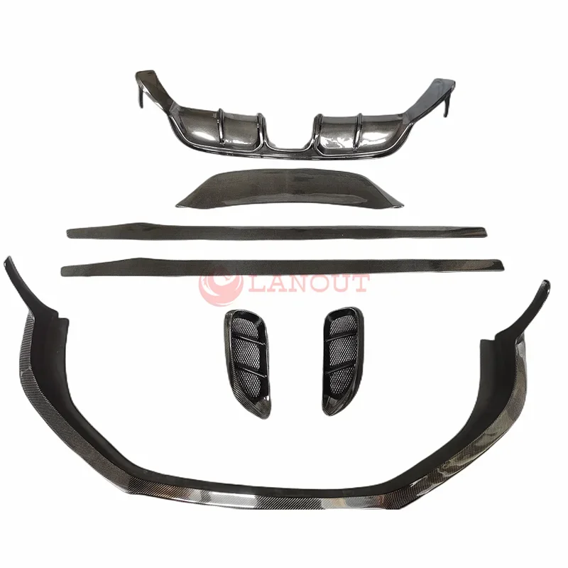 

Комплект кузова из углеродного волокна для Porsche Cayman/boxster 718, передний спойлер, задний диффузор для Caymen/boxster 718, подтяжка лица