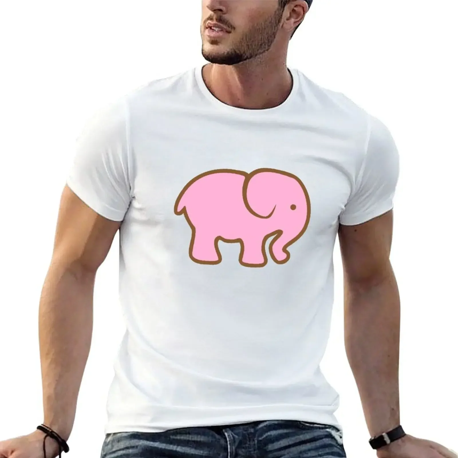 

Pink Elephants T-Shirt oversized vintage anime shirt sublime blanks mens tall t shirts