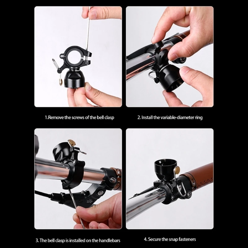  Cycling Electric Bicycles Handlebars Horn Safety Warning Alarm Trumpets