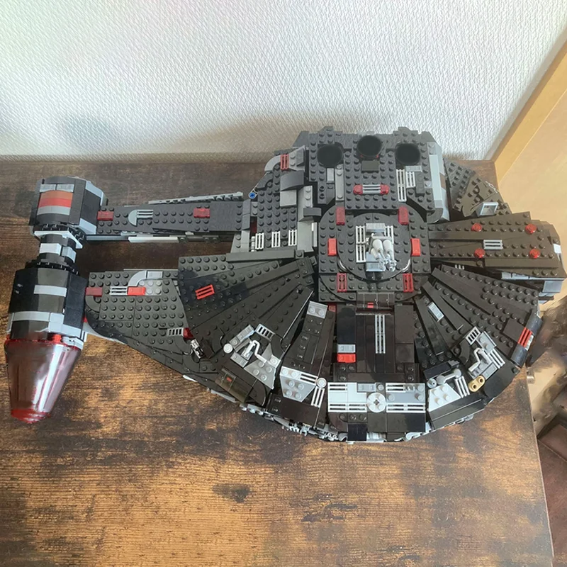 1400pcs MOC Dark Outrider Shadows The Empire Star Battle Model Building Blocks Assemble Toy DIY Christmas Gift Idea Brick Kids