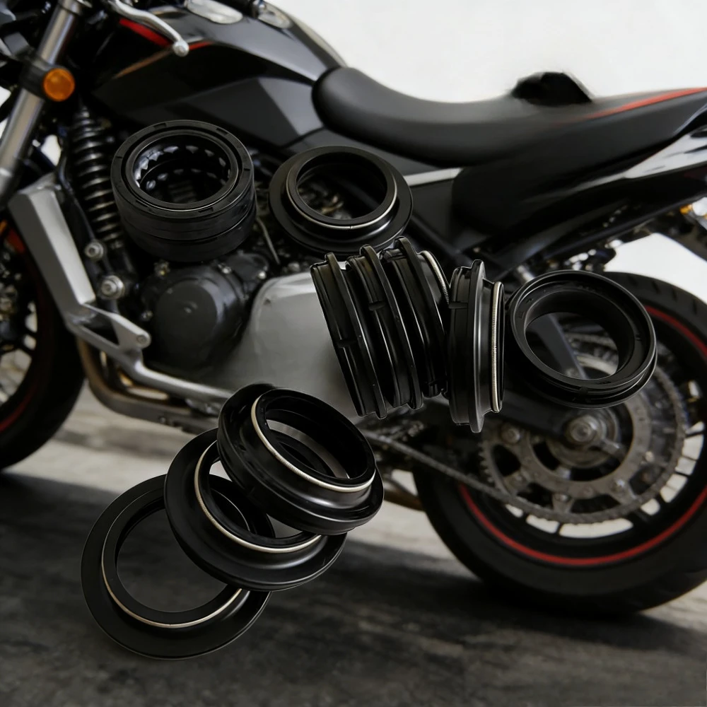 

2pc/4pc/8pc 43x54x11 / 43 54 11 Motorcycle Front Fork Damper Oil Seal and Dust seal (43*54*11)