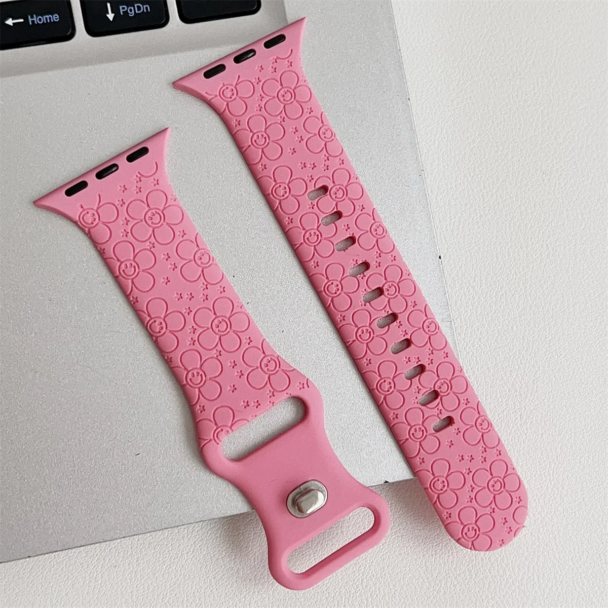 Watch Band For iWatch 42/44/45/49mm 38/40/41mm Silicone Fashion Watch Strap for Watch Series Ultra2 Se 9/8/7/6/5/4/3/2/1_voghion.com