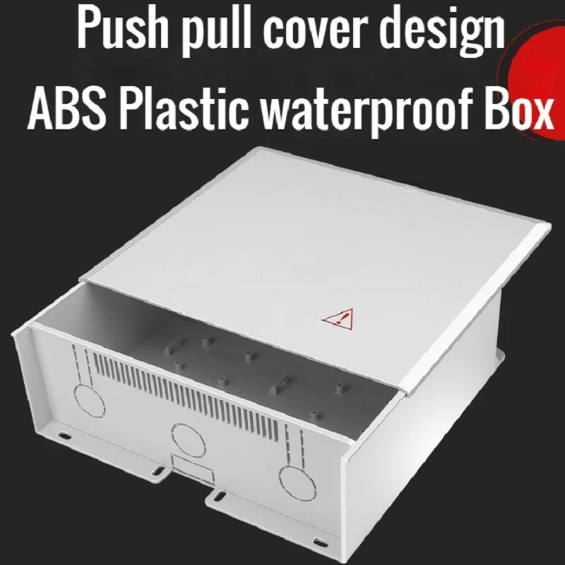 

Push pull cover design ABS Plastic Rainproof Enclosure Box Drawer-type Cover Waterproof Box Outdoor Electrical Enclosure Case