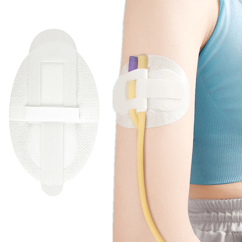 【B】Suprapubic Drainage Cateter Catheter Leg Dual Tube Fixed Tape Catheter Urinary Leg Band Holders Catheter Holder Tube