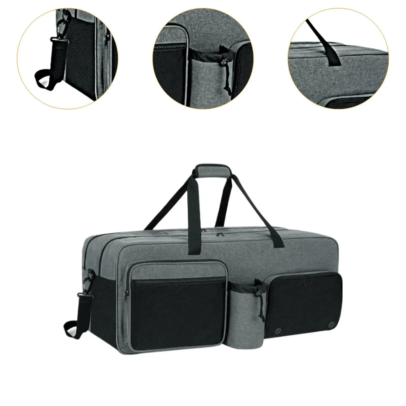 

Сумка для тенниса для начинающих, мужская и женская дорожная сумка-даффл для тренировок, поездок на выходные и кемпинга