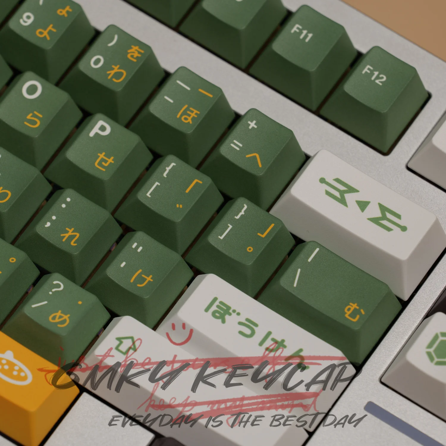 Imagem -04 - Gmky Aventureiro Keycaps Cereja Pbt Dye-subtion Perfil de Teclado Mecânico Gaming