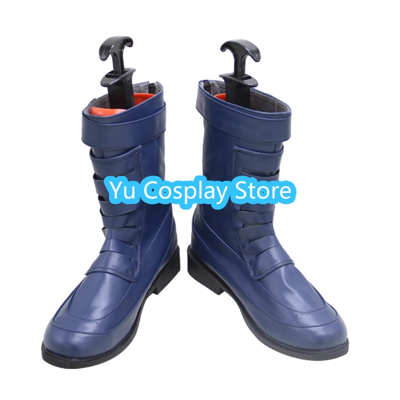 Christopher Smith Cosplay Sapatos, Peacemaker Prop, Sapatos de couro PU, Botas de Carnaval de Halloween, Custom Made