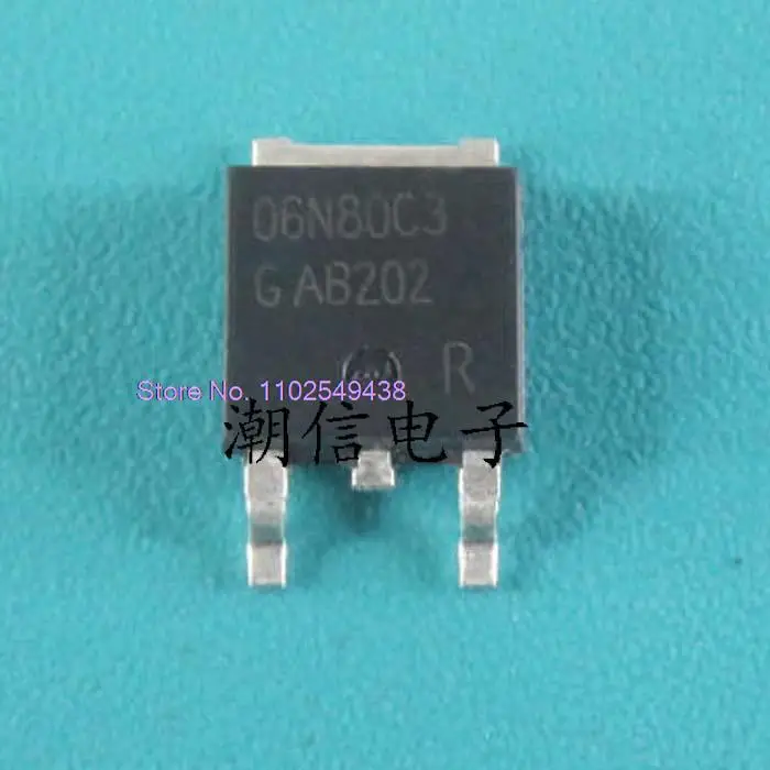 

10PCS/LOT 06N80C3 SPD06N80C3 6A 800V