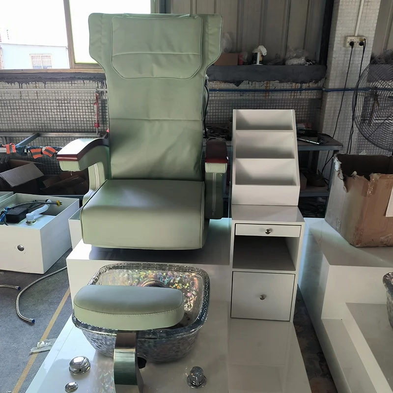 เก้าอี้นวดเท้าสปาทำเล็บเท้าแบบยุโรป พร้อมระบบหมุนเวียนน้ำ