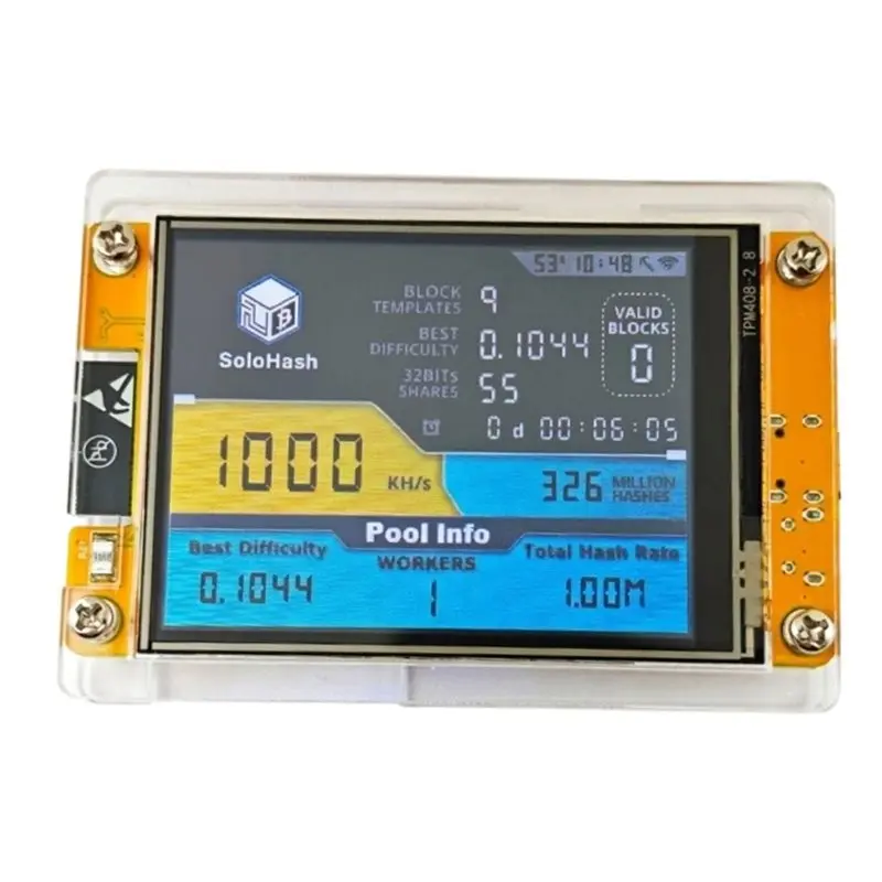 【Price Drop !!】Upgraded BTC Solo Miner 1000Kh/S Nerdminer Nmminer 2.8