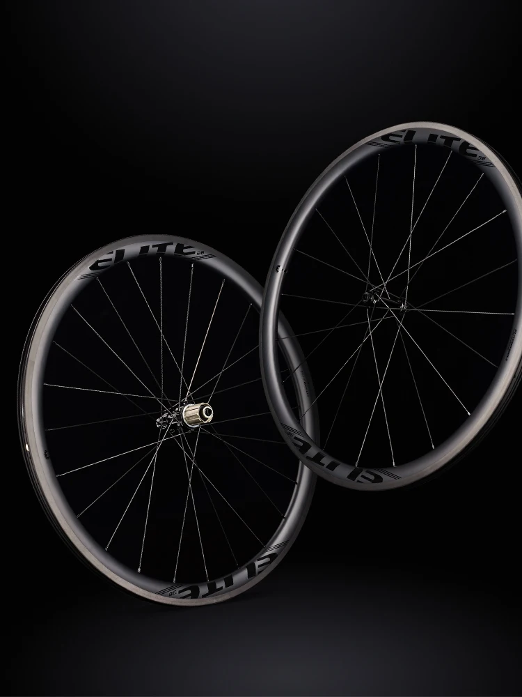 AliExpress ELITEWHEELS ELITEWEELS 1282g Ultralight Road Bike Carbon Fiber Wheelset Tubeless Rims BITEX Straight Pull Hubs