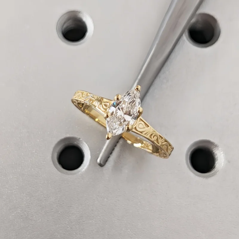 

S925 sterling silver marquise cut ring, lab grown diamond wedding ring, for women wedding luxury high quality fine jewelry