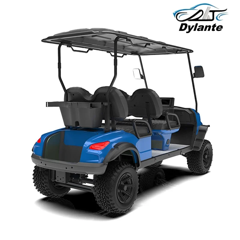 New Luxury 2 4 6 Seater Golf Cart 4 Wheel 72V Lead-Acid Battery And Lithium Battery Optional Powered Electric Golf Cart