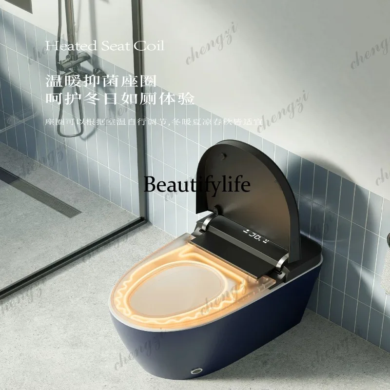 H134 smart toilet automatic flip integrated household siphon toilet