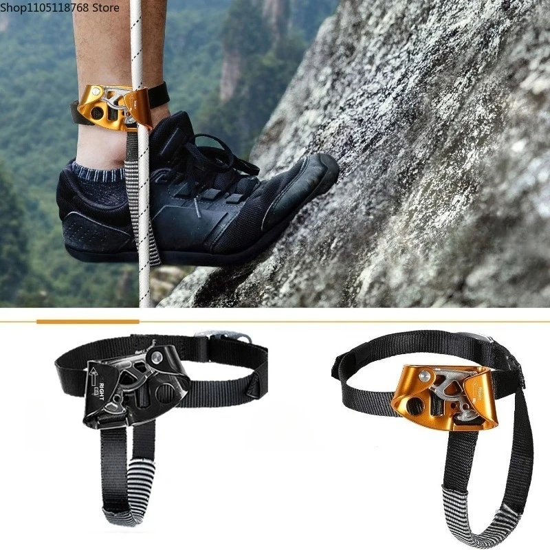 Rock Climbing Cavern Exploration Right Foot Lift Ascender Outdoor Mountaineering Foot Ascend Equipment