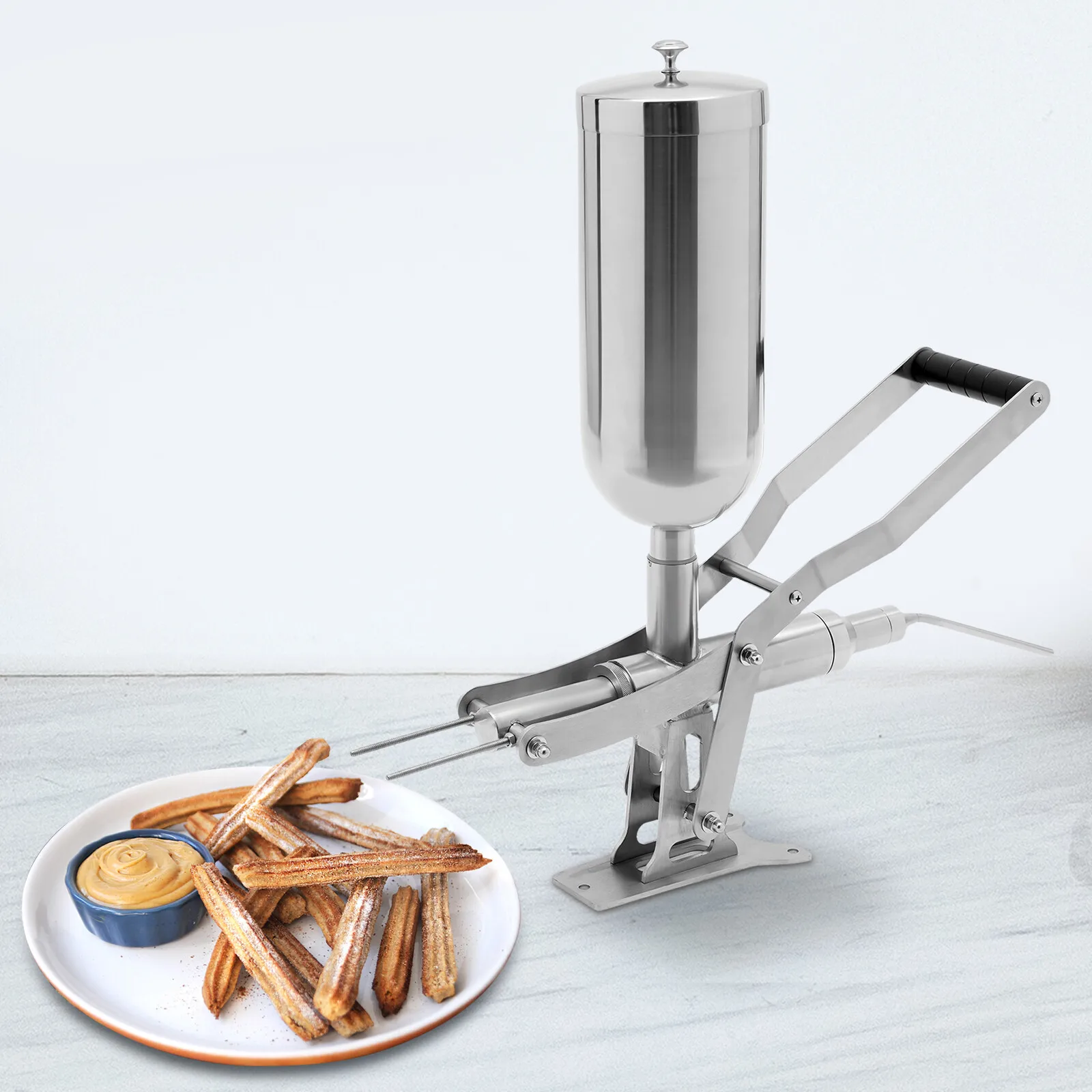 

Efficient Easy-Use Donut Filler Gently Pull Handle To Fill, Manual Control For Personalized Needs Detachable Design For Easy Use