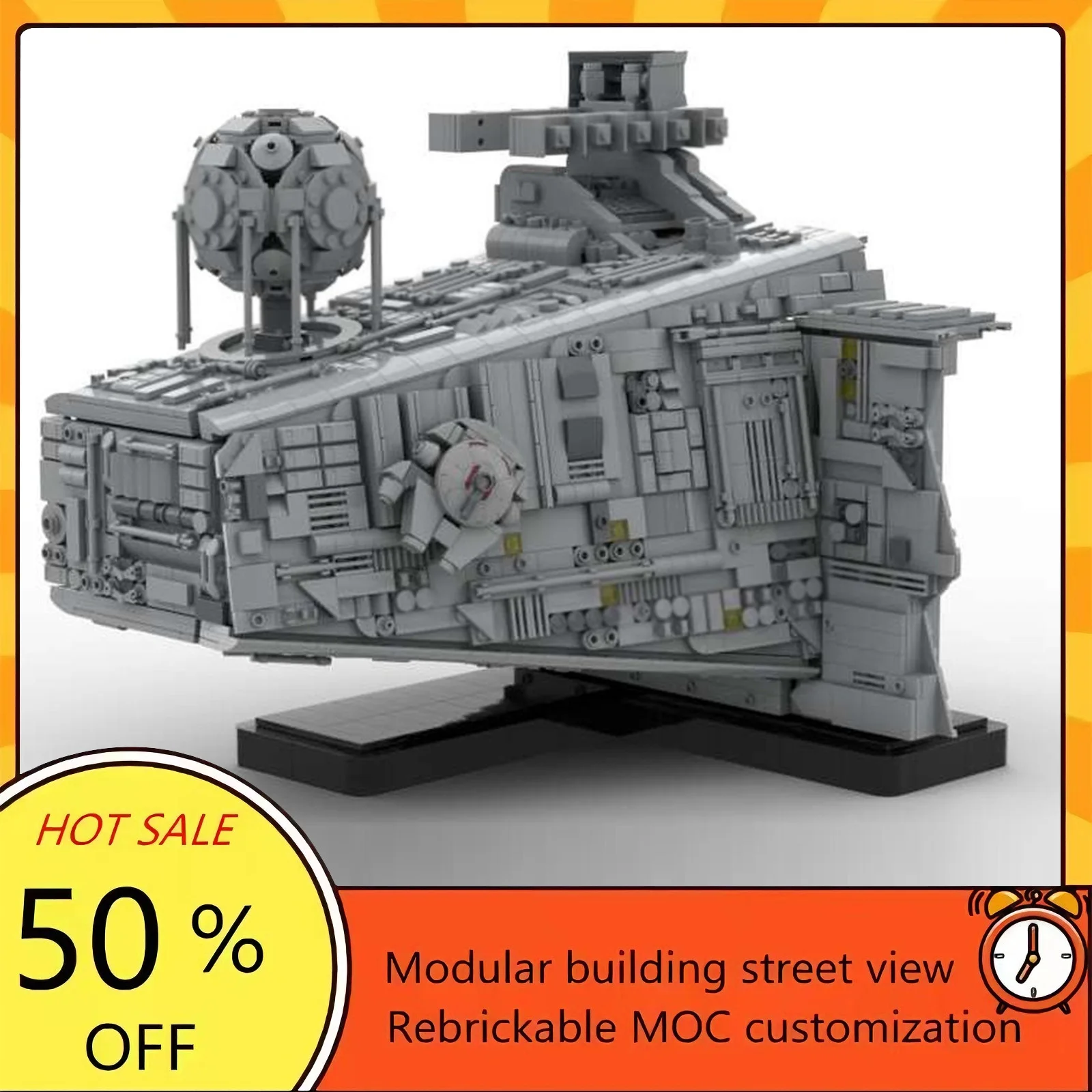 ชุดตัวต่อโมเดลยานอวกาศจากภาพยนตร์สงครามอวกาศยอดนิยม 2219 ชิ้น ของเล่นประกอบสำหรับเด็ก ของขวัญวันหยุด เทคโนโลยีโมดูลาร์