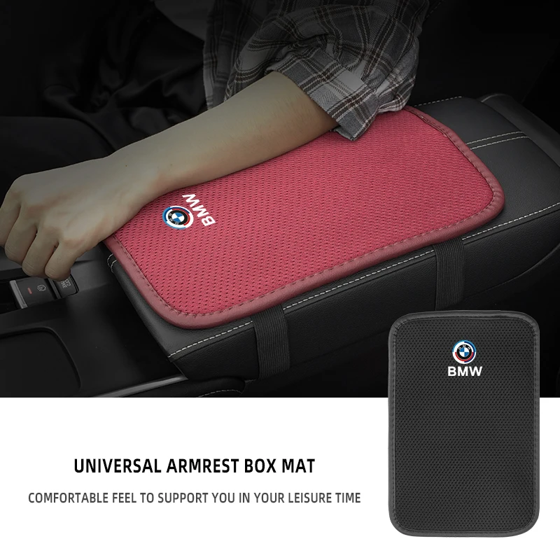 Car Center Console Armrest Box Mat Protection Pad Accessories For BMW 50th Anniversary X1 X2 X3 X5 X4 X6 X7 iX3 F20 F10 F07 E70