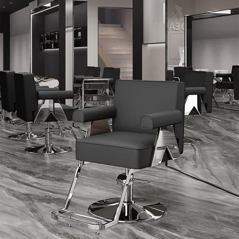 

Equipment Armrest Barber Chair Modern Luxury Trendy Beauty Barber Chair Nordic Professional Silla Barbero Commercial Furniture