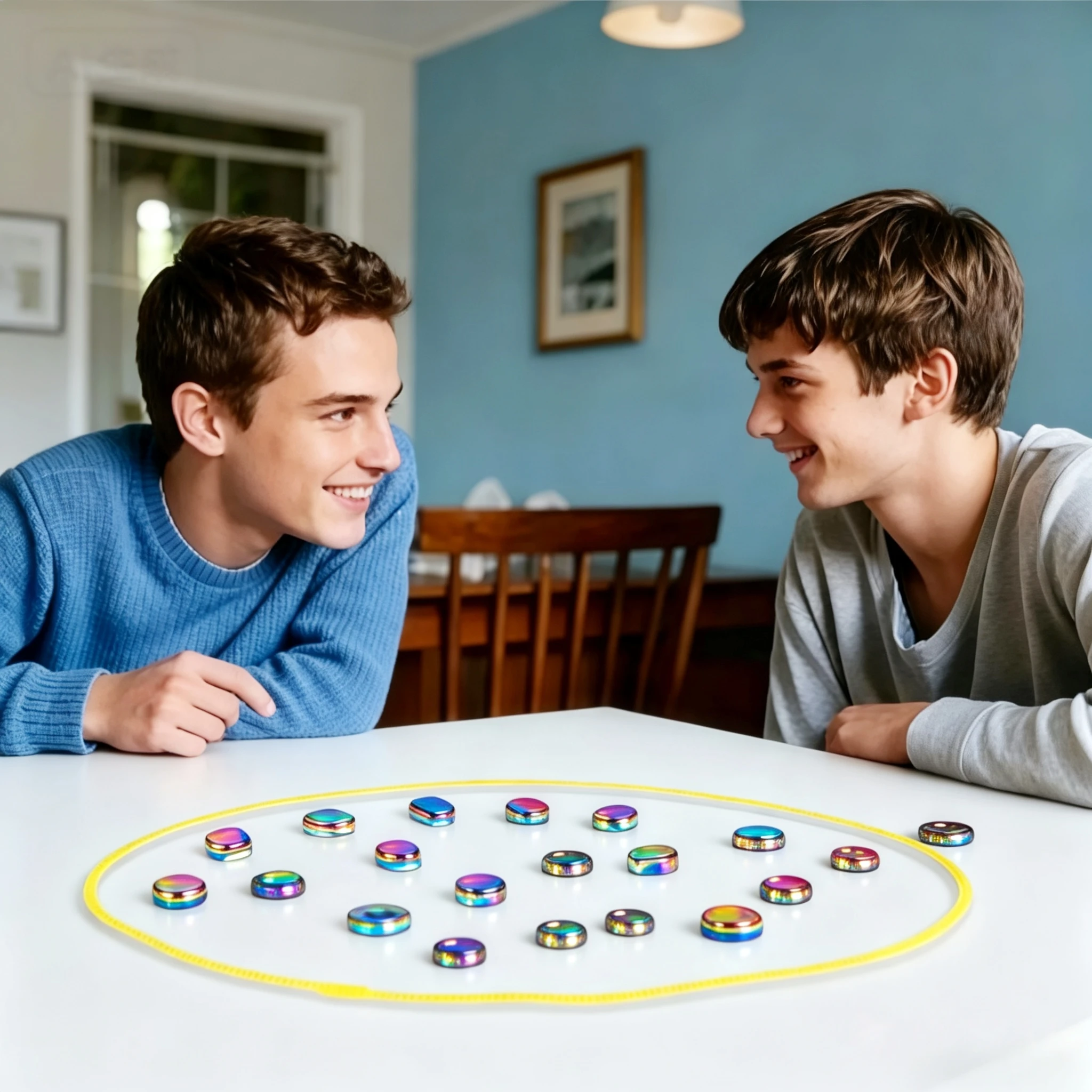 

20/30 Pieces, Colored Magnetic Chess, Magnetic Chess Game, Magnetic Chess Game with Stones, Magnetic Chess Game with Rocks, Magn