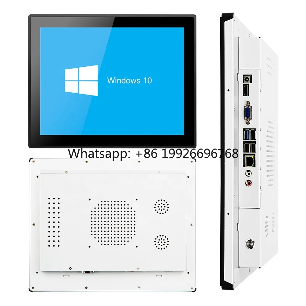 IP65 Waterproof Industrial Panel PC8" 10.4 "13.3" 15" 15.6" Industrial All in One PC J1900 I3 I5 I7 Touch Screen Industrial PC