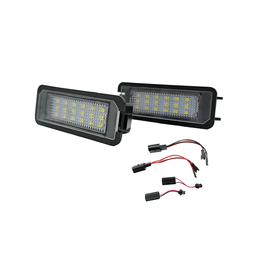 12 فولت 3 واط LED أضواء لوحة رقم الترخيص ل EOS 06 ~ جولف 4/5/6/7 LUPO 99 ~ 06 تمرير جولف 4 5 6 7 جديد بيتل أماروك بولو شيروكو