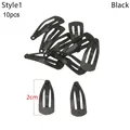 10Pc Black 2x0.8cm