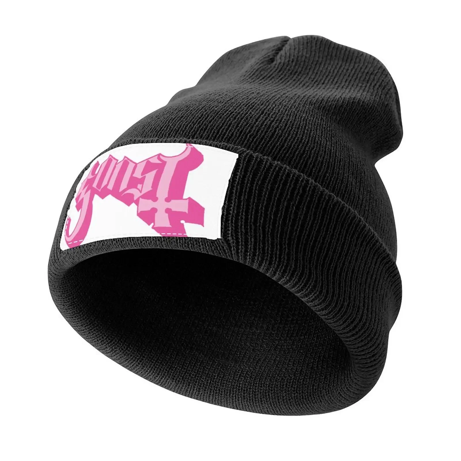 

Gonst Ghost Meme Pink Knitted Cap Hood Horse Hat Fishing cap Streetwear For Girls Men's