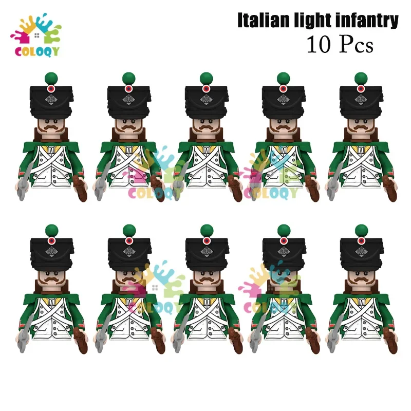 COLOQY Kinderspielzeug 22/10 Stück Napoleonische Kriege Militär General Soldat Bausteine Imperial Navy Figuren Spielzeug für Kinder Geburtstagsgeschenke 6