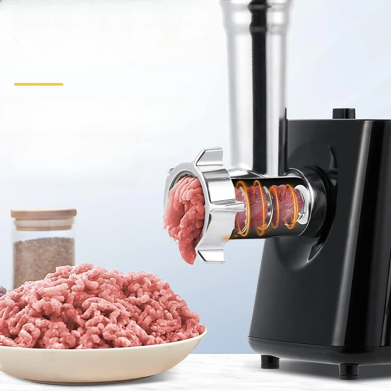 Automatic Sausage Stuffer with Copper Motor, Heavy-Duty Meat Grinder for Home/Commercial Use, Detachable Parts for Quick Wash