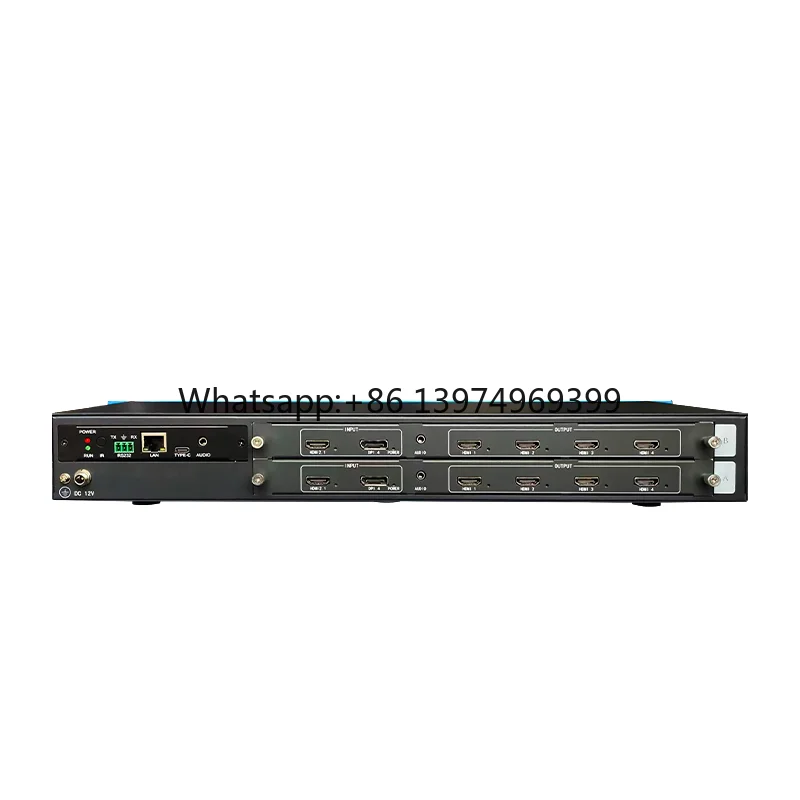 8K60 Input 4K60 Output Extender | Seamless Splicing, High - Performance 2X2 2X4 1X8 Video Wall for Virtual Reality